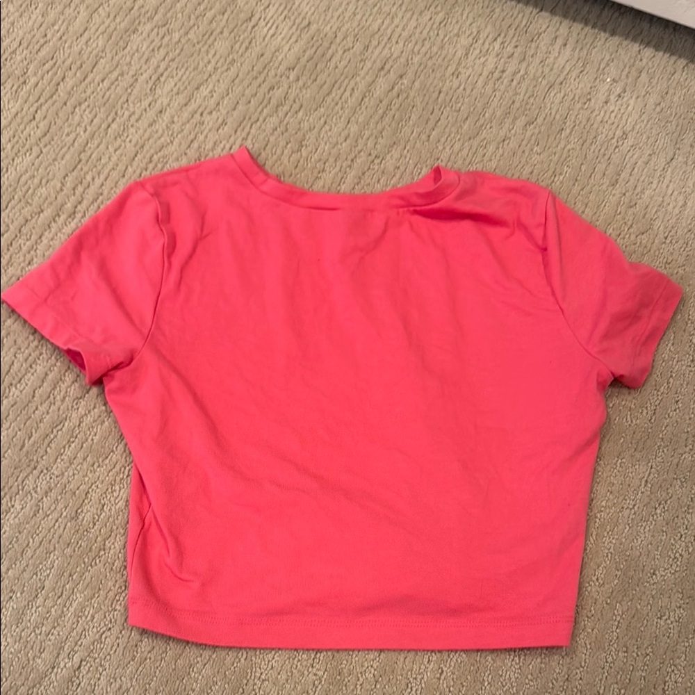 Women's Pink Crop Top